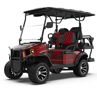 Carro de golf rojo con 2 plazas GHL